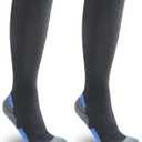 Begrily Compression Socks for Men & Women 20-30mmHg Circulation Knee High Sock for Running Cycling Athletic Training