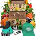 75 Vegetable & Greens Seeds Variety Pack, Garden Seed Starter Kit - Over 44,700 Non-GMO Heirloom Seeds for Planting Vegetables and Greens, Seed Box with Gardening Supplies, Gardening Gifts