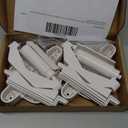 Upgrade 2 Pcs Baby Gate Banister Adapter – No‑Drill Stair Railing Mount, Fits 2–3.5″ Round/Square Posts, Compatible with Baby & Pet Safety Gates(White, Standard-W)