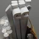 Honey-Can-Do Collapsible Laundry Drying Rack, Portable Clothes Rack, Space-Saving & Easy to Store Metal Garment Rack, Sturdy Clothes Dryer, Ideal for Small Spaces, Indoor & Outdoor Use, White