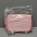 Maliton Hanging Diaper Caddy Nursery Caddy Organizer for Playard, Wall or Crib, Diaper Stacker with Baby Essentials Storage (Pink)