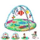 Baby Einstein Sea Floor Explorers 2-in-1 Water Mat, Portable Tummy Time, Activity Play Gym, Sensory Toys, Ages Newborn and Up