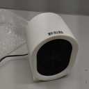 Portable Space Heater for Indoor Use, 400W Small Electric Desk Heater for Bedroom or Office,Overheating & Tip-Over Protection,Fast Heating Room Heater,Lightweight (White)