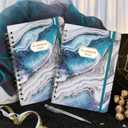 7 x 2026 Planner - 2026 Planner Weekly and Monthly from Jan. 2026 to Dec. 2026, Calendar Planners 2026 with Inner Pocket, Colorful Tabs, 6.4'' x 8.5'' (Blue & White)