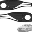 Front Bumper Left & Right Fog Light Bezels Fit for BMW 428i 430i 435i 440i xDrive Gran Coupe Base 2014 2015 2016 2017 2018 2019 2020 Fog Light Cover Trim Replaces 51117294683 51117294684