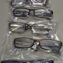 Kerecsen Reading Glasses 5 Pairs Fashion Ladies Readers Spring Hinge with Pattern Print Eyeglasses for Women (Mix Color +2)