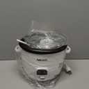 AROMA Rice Cooker, 3-Cup (Uncooked) / 6-Cup (Cooked), Small Rice Cooker, Oatmeal Cooker, Soup Maker, Auto Keep Warm, 1.5 Qt, White, ARC-393NG