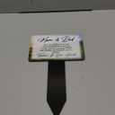 Mom & Dad Memorial Plaque Stake. Beautiful, eye-catching, waterproof grave marker printed with a landscape image and a remembrance poem