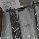 2-in-1 Baby Diaper Caddy Organizer, 3 Tier Rolling Storage Cart with Dividers and Drawers, Baby Essentials for Nursery Storage, Mobile Utility Cart with Wheels Large Capacity Easy to Assemble (Black Metal Frame With Grey Drawers)