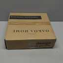 OAKOA Concrete Black Tray for Coffee Table  Round Black Decorative Tray for Table Decor  Bandejas Decorativas para La Sala  Coffee Table Centerpiece