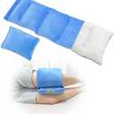 Knee Pillow for Side Sleepers Leg Pillows Side Sleeping Hip Pillow Knee Wedge Leg Support Pillow Between Legs for Sleeping Knee Support Surgery Pillow for Aligns Spine, Back, Sciatica Pain Relief (Blue)