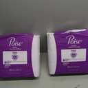 Poise Incontinence & Postpartum Pads for Bladder Leaks, 5 Drop Maximum Absorbency, Long Length, 84 Count