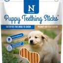 N-Bone Puppy Teething Sticks Peanut Butter Flavor, 3.74-oz Bag (EXP 06/20/27)