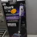Shark UZ565H Pro Cordless Vacuum w/ Clean Sense IQ & MultiFLEX Technology, PowerFins Plus Brushroll, Duster Crevice Tool & Anti-Allergen Dusting Brush, Up to 40 Minute Runtime, White/Blue  