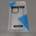 NITITOP Compatible with iPhone 13 Pro Case Cute Clear for Women Girls White Love Heart Pattern Ultra Slim with Bumper Protector Soft TPU Anti-Yellow Protective Cover - White Heart