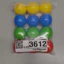 Civaner 12 Pieces Multi Colored Plastic Replacement Balls Small Bulldozer Popper Toy Balls 1.75 Inch Soft Crush Proof Air Filled Ocean Ball for Toddlers (Classic)