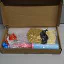 TONIFUL 4 Set Black Gold Balloon Centerpieces for Table,Balloon Stand Kit for Black Gold Party Decor 40th 50th 60th 70th Birthday Decorations Anniversary Graduation Decorations 2026 New Year Eve