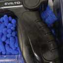 Garden Hose Nozzle, High Pressure Hose Spray Nozzle 8 Way Spray Pattern One-Touch Sprayer for Watering Plants, Lawn, Patio, Car Wash, CleaningShowering Pet (Black)