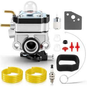 MOTOALL 753-05908 AC5 Carburetor Air Filter Carb for Craftsman 25cc Handheld Blower Cub Cadet HB425 BV428 Troy-Bilt TB4SC Yard Man YM45SC Gas Blower
