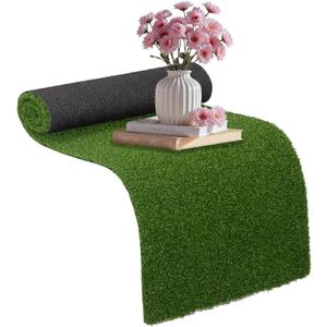 Artificial Grass Table Runner 12x36 Inch Turf Table Runner Astro Turf | Realistic Faux Grass Runner Turf Mat Rug for Golf Themed Party, Banquet, Wedding, Baby Shower, Indoor Outdoor Decor