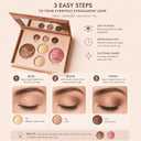 Best Baked Face Palette for Mature Skin Includes Bronzer, Blush, Highlighter & Eyeshadows Smooth Velvet Texture, Vegan & Cruelty-Free, Travel-Friendly Makeup Kit