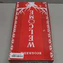 Welcome Sign for Front Porch 47inch,Wooden Interchangeable Vertical Home Wall Decor,Standing and Hanging Farmhouse Outdoor Indoor Decor Welcome Door Sign for Fall Harvest Halloween Christmas (White)