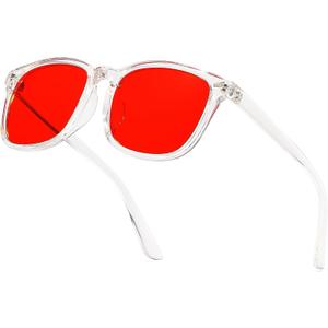Okany Blue Light Blocking Glasses for Gaming & Sleep – Dual Lens Amber Day & Red Night Glasses, Block 99% Blue Light