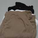 Ficerd 3 Pack Cotton Cropped Long Sleeve Tops for Women Loose Fit Crew Neck Drop Shoulder Crop T Shirts Basic Tee, Medium