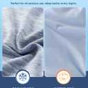 LUXEAR 2 Pack Cooling Pillow Cases Queen Size, Arc-Chill Q-Max > 0.5 for Hot Sleepers, Hair & Skin Friendly, Double-Sided, Machine Washable, Hidden Zipper, Gift for Women Men, 20x30, Blue