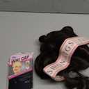 WeKen Hair Bun Medium Long Curly Synthetic Hairpiece Dark Brown