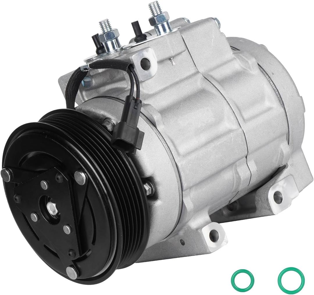 Air Conditioner A/C Compressor with Clutch for Ford Expedition 5.4L 2007-2014, F-150 4.6L/5.4L 07-10, F-250/F-350 Super Duty 08-09, For Lincoln 5.4 Mark LT 07-08 & Navigator 07-14