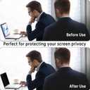 Peslv Magnetic Privacy Screen for Macbook Pro 13 Inch (2016-2022, M1, M2) / Macbook Air 13 in (2018-2021, M1), Removable Anti Blue Light Glare Filter for Mac 13In Laptop