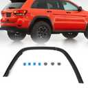 JOLONG Rear Right Fender Flare for Jeep Grand Cherokee 2011-2017 RH Wheel Arch Trim molding Textured Black Passenger Side 1 pcs