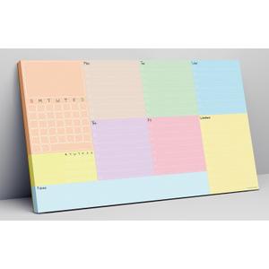 Week Planner Time Tracker To Do LIst Notepad Goal Setting Busy Life Checklist Time Management Organizer Work Life Balance 7" x 11" Premium 100gsm 62 Sheets Tear Off Scheduler Task Priority Office Work