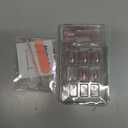 Press On False Nails, Ombre Square Press On Nails Short, French Acrylic Full Cover False Nails for Women and Girls