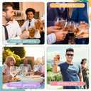 Vesici 10 Pcs Ice Ball Molds 2 Soccer Ball Whiskey Cocktails Silicone Sphere Ice Molds with Lids Round Maker for Chilling Beverages Drinks and Bourbon(Fresh Color)