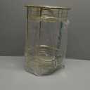 iDesign 2-Tier Bathroom Freestanding Square Shower Caddy Organizer - Gold