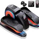 ESL Under Desk Elliptical - Portable Leg Exerciser with Pedal Strap for Seniors, Compact Seated Elliptical with Remote Control, LCD Display Electric Elliptical Trainers for Home