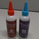 Epoxy Glue 8.8oz, Tough Durable Clear Epoxi Adhesives Fast Repair, 2 Part Epoxy Glue Quick Cure Clear for Metal, Wood, Plastic, Glass, Cerami