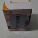 Electric Lunch Box for Adults, 2.8L Double Layer 100W Fast Heated Lunch Box, Heating Food Heater Warmer for Home Office Car Truck Use, Extra Large Lonchera Electrica Porttil 12/24V/110-230V, Black