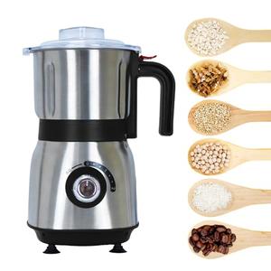 Electric Spice and Nut Grinders - 3 Stainless Steel Blades, 1 Filter, 1 Brush - 500W Wet & Dry Grinder for Kitchen.(Black)