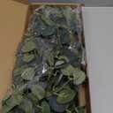 VGIA 6 Pcs 27" Eucalyptus Stems Greenery Stems Eucalyptus Leaf Spray in Green Silk Plastic Plants Floral Artificial Plants for Home Party Wedding Decoration(Dark Green)