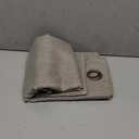 H.VERSAILTEX Linen Blackout Curtain 96 Inches Long for Bedroom/Living Room Thermal Insulated Grommet Linen Look Curtain Drapes Primitive Textured Burlap Effect Window Drapes 1 Panel - Heather Taupe