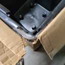 Mueller Janska M-Resin Heavy Duty Tall Planter, Indoor/Outdoor Grande Plant, Tree, Flower Pot, 2-Piece Set, 24, Modern Design, Built-in Drainage, Dark Gray (24 x 11.5")