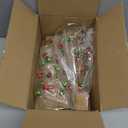 Hicarer 2 Pcs Christmas Ornament Display Tree Tabletop Metal Ornament Stand Holder Christmas Decorations Xmas Tree with Glittering Star (Stylish)