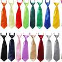 Large Dog Ties 24 PCS Dog Neck Ties for Medium Large Dogs, Adjustable Pet Neckties for Grooming Daily Wearing Birthday Photography Holiday Festival Party Birthday Gift (Large)