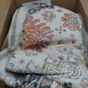 zesthome 9x12 Area Rugs for Living Room,Non-Slip Backing Washable Rugs,Vintage Large Area RugStain Resistant Home Decor Rug (Multi,9'x12')