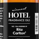 AirScent Hotel Diffuser Oil Inspired by The Ritz Carlton Hotel Scent - Premium Fragrance Oil No. 1014 for Ultrasonic and Waterless Diffusers and Crafting - 120 mL, 4 fl oz Glass Dropper Bottle