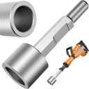 Ground Rod Driver & T-Post Driver, 65A Shank 1-3/16" Hex Jackhammer Attachment for Demolition Hammer, Heavy-Duty Fence Post Driver for Vevor Jackhammer, Rebar & Grounding Rod Driver