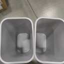 Rubbermaid Commercial Products Deskside Wastebasket/Trash Can, 10.25-Gallon/41-Quart, Gray, Plastic, Garbage Can for Home/Office, Fits Under Desk/Sink/Cabinet, 2Pack